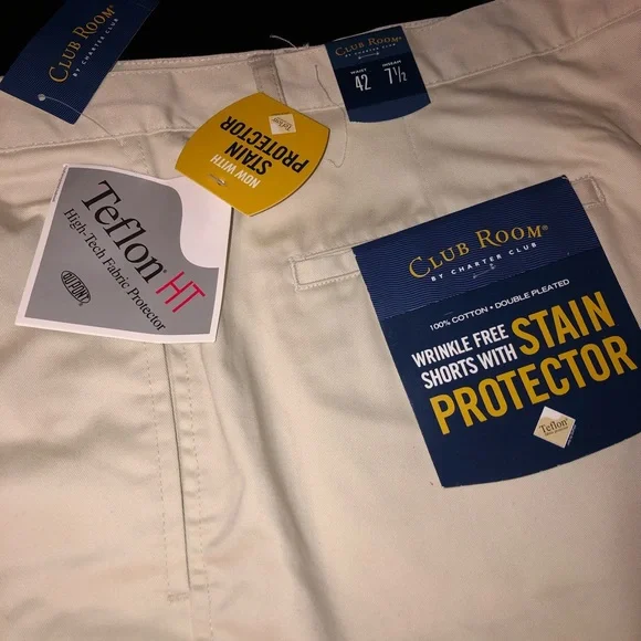 Club Room wrinkle free Shorts - Picture 2 of 5